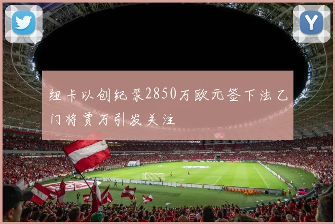纽卡以创纪录2850万欧元签下法乙门将贾万引发关注