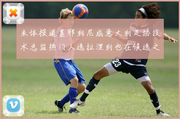 米体报道基耶利尼成意大利足协技术总监热门人选拉涅利也在候选之中